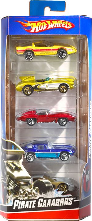 Hot Wheels 5 Car Gift