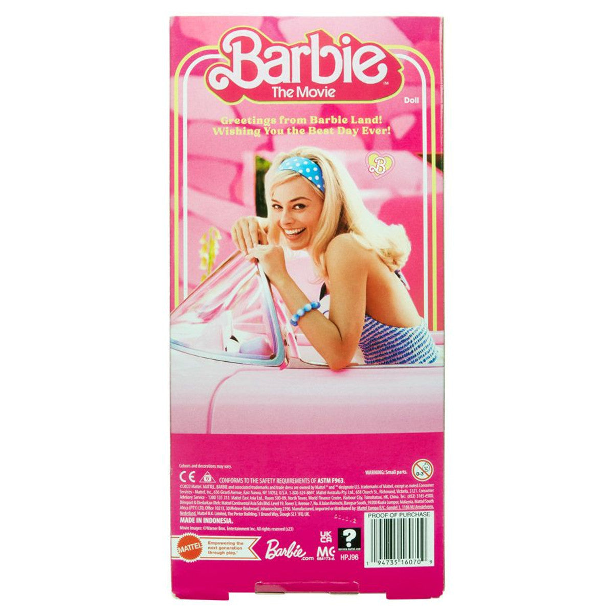 Barbie The Movie Doll, Margot Robbie as, Collectible Doll