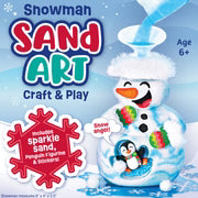 Sand Art Snowman