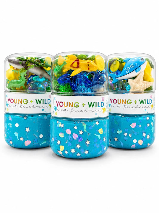 Ocean Grab & Go Dough Jar