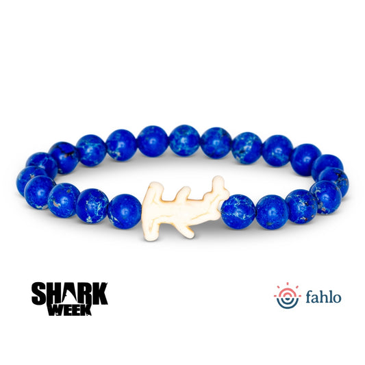 Tidal Wave Blue Hammerhead Shark Bracelet