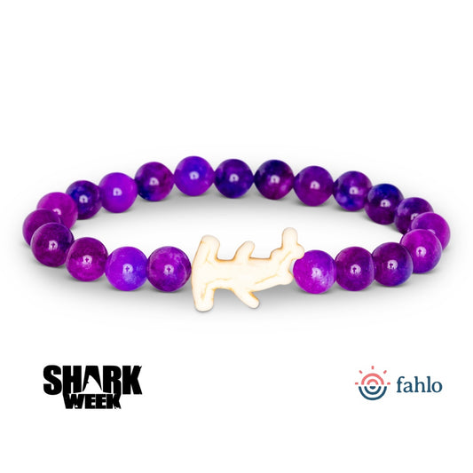 Anemone Purple Hammerhead Shark Bracelet