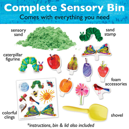 The Very Hungry Caterpillar Sensory Bin
