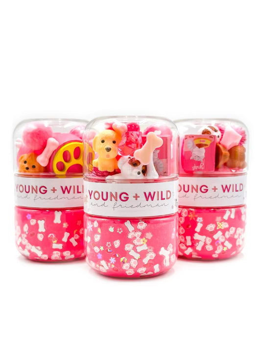 Pink Pet Shop Dough Jar