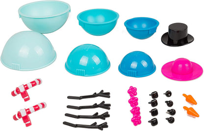 Mr. and Mrs. Snowman Bucket of Floof