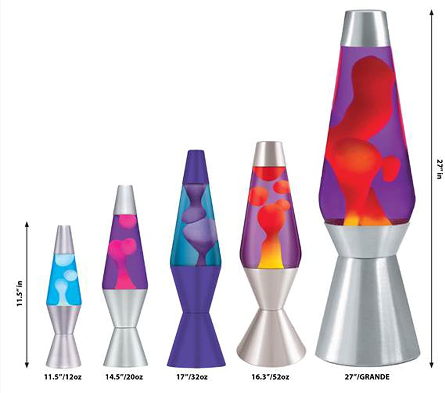 14.5^ Lava Lamp Assort