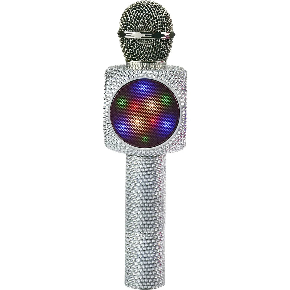 Sing Along Bling Silver Karaoke Mic