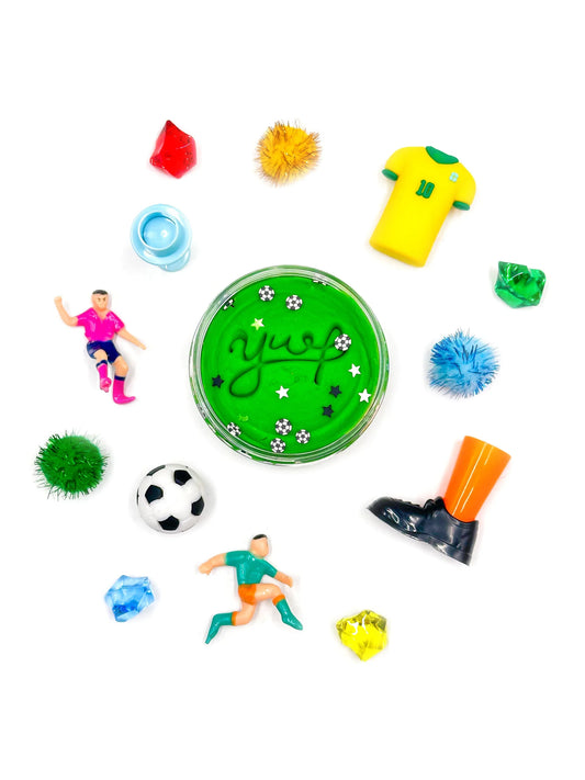 Soccer Dough Jar