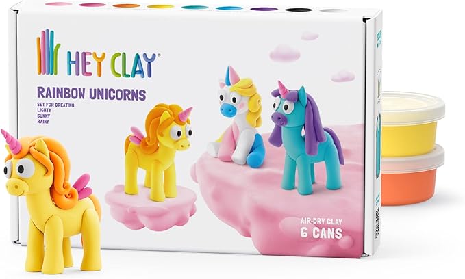 Hey Clay Rainbow Unicorns-1