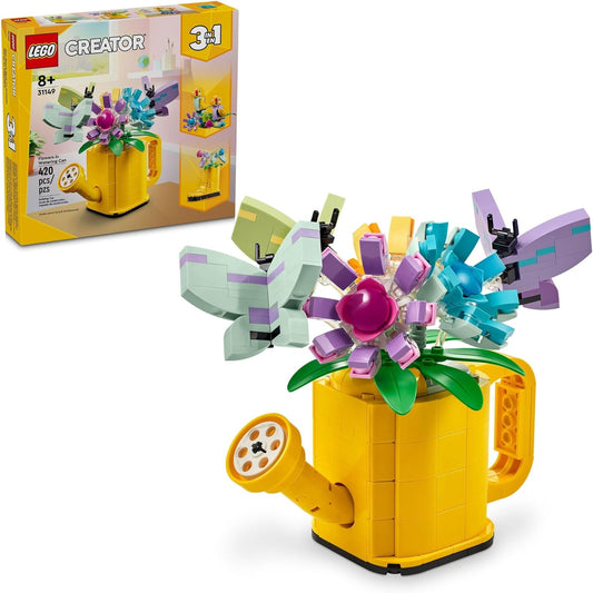 Flower in Watering Can