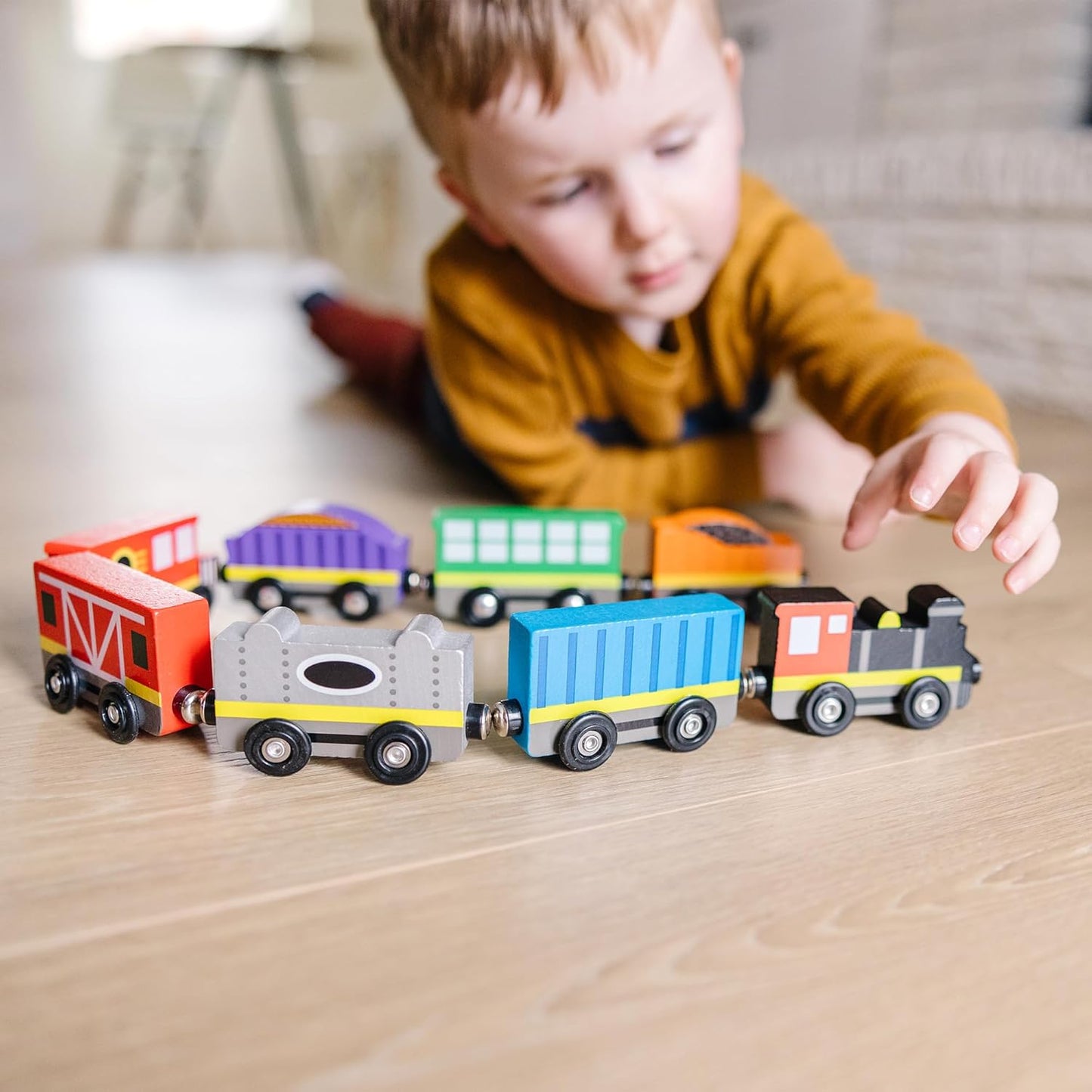 Wooden Train Cars