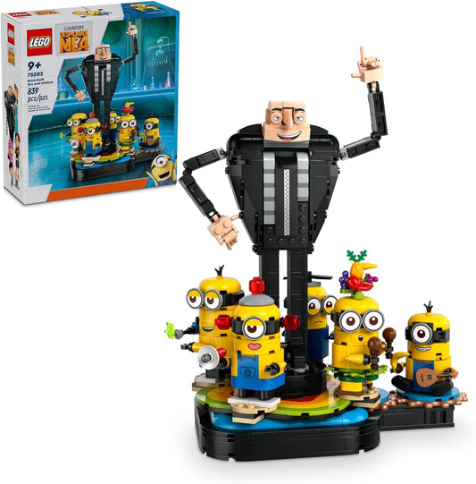 Brick-Built Gru & Minions