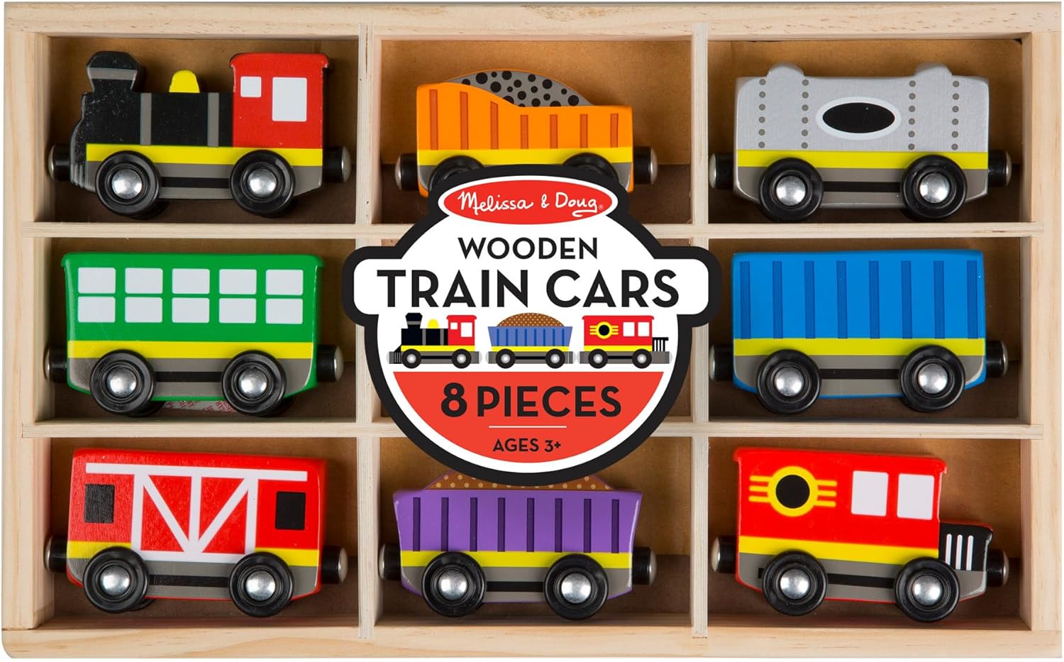 Wooden Train Cars