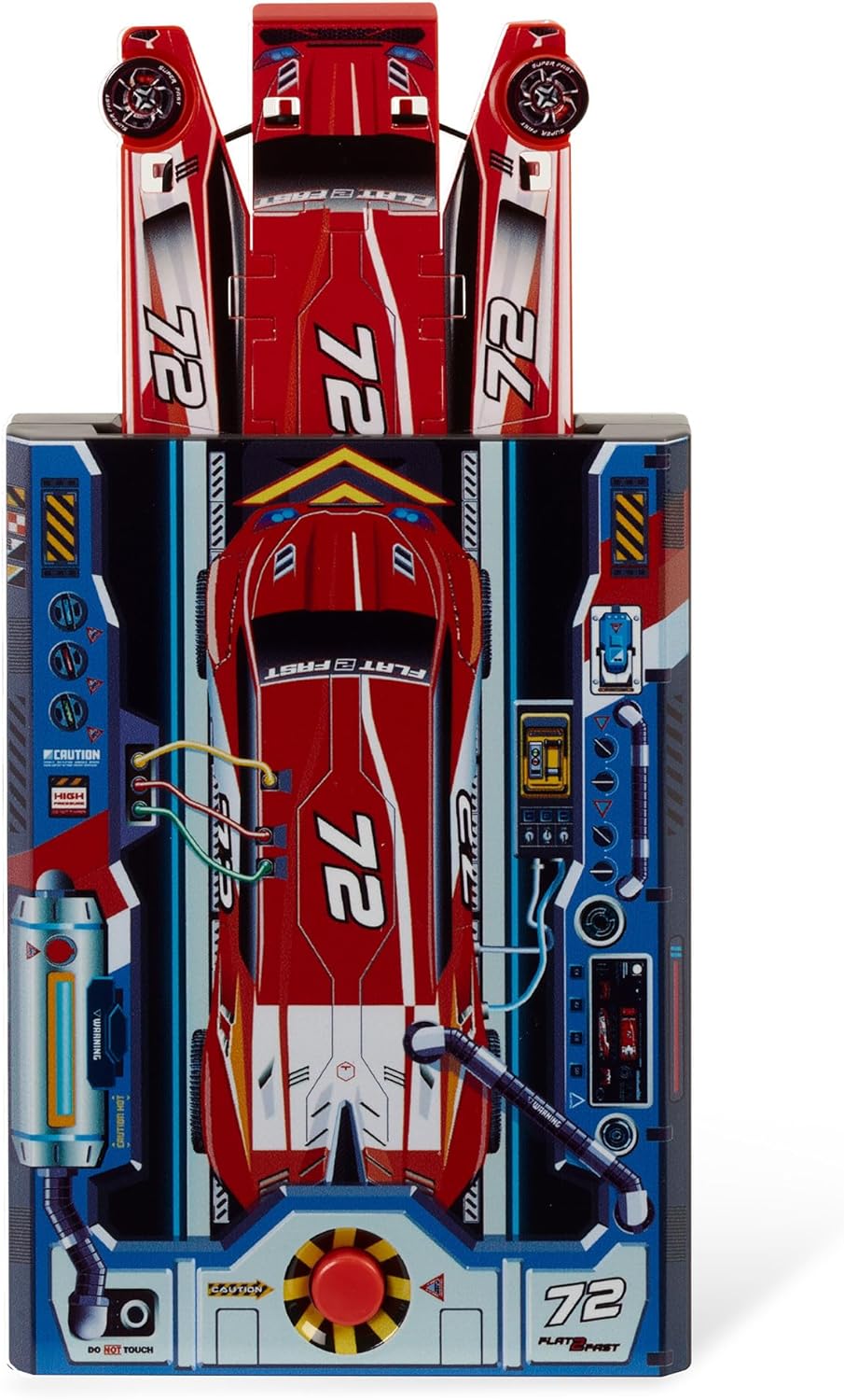 Flat 2 Fast Red