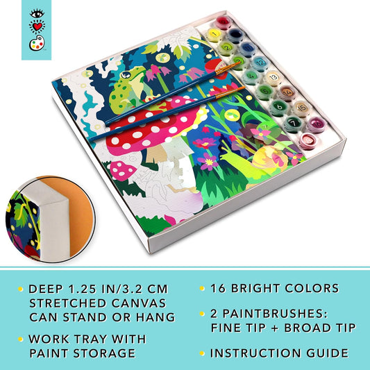Paint Number Mushroom