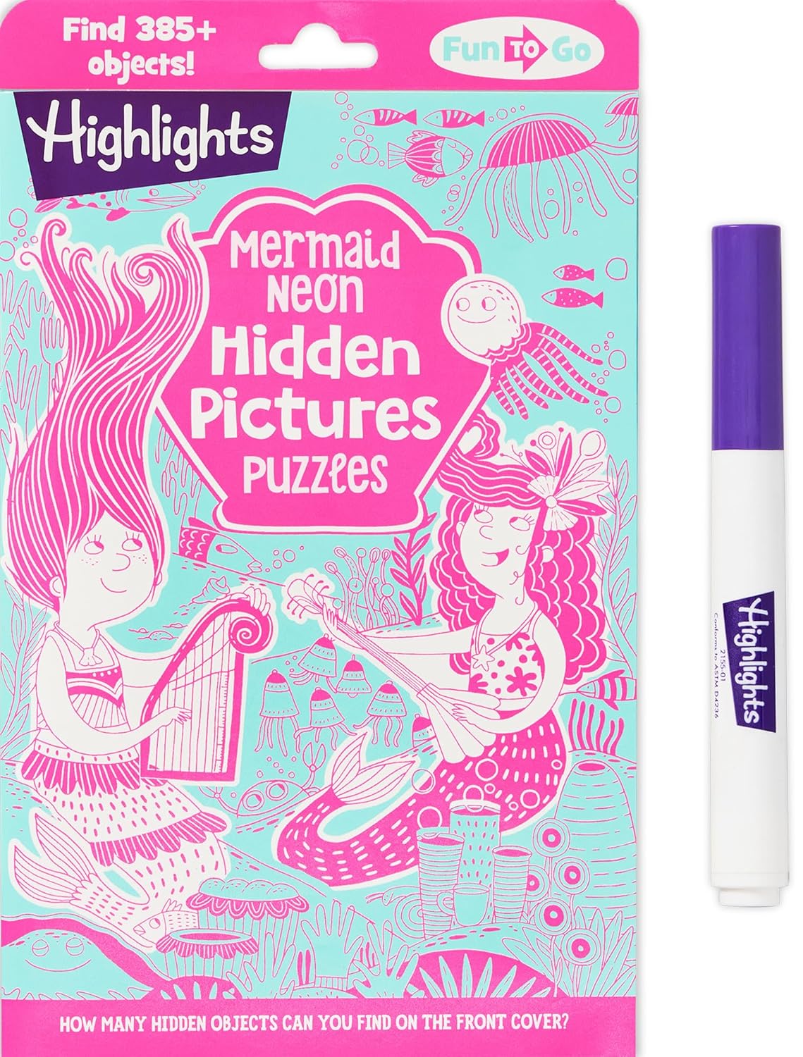 Mermaid Neon Hidden Pictures-1