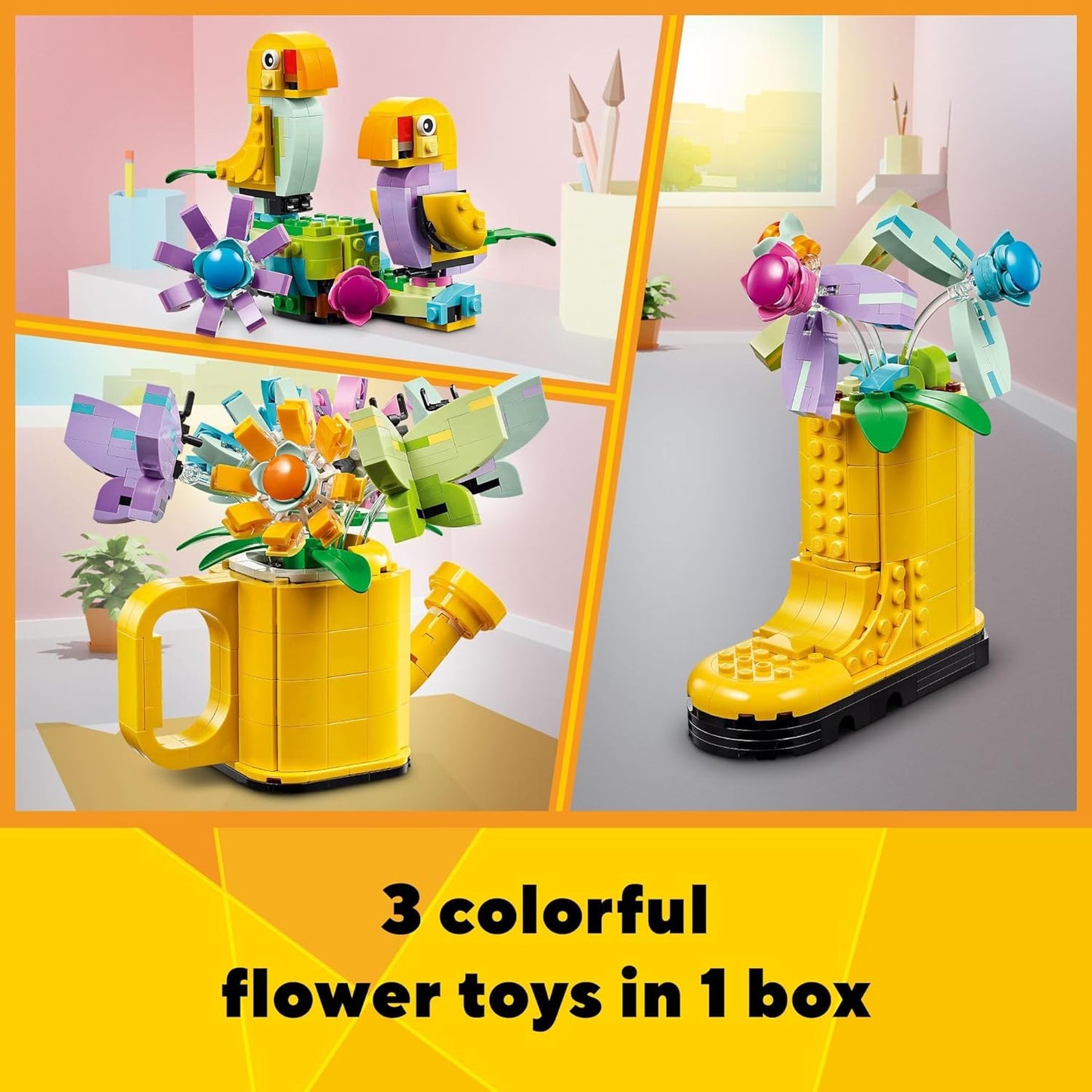 Flower in Watering Can