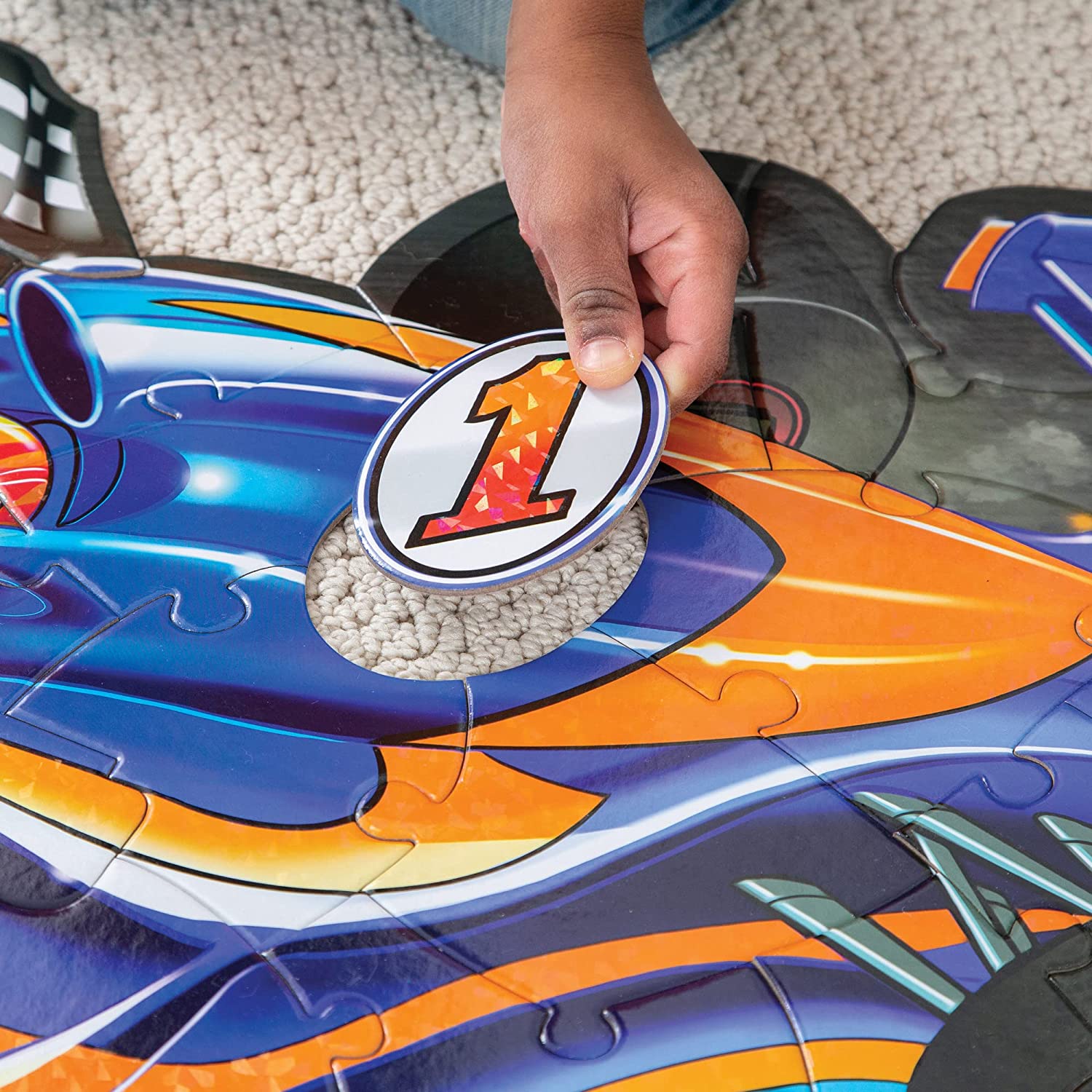 Floor Puzzle Racecar