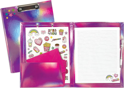 Pink Holographic Clip