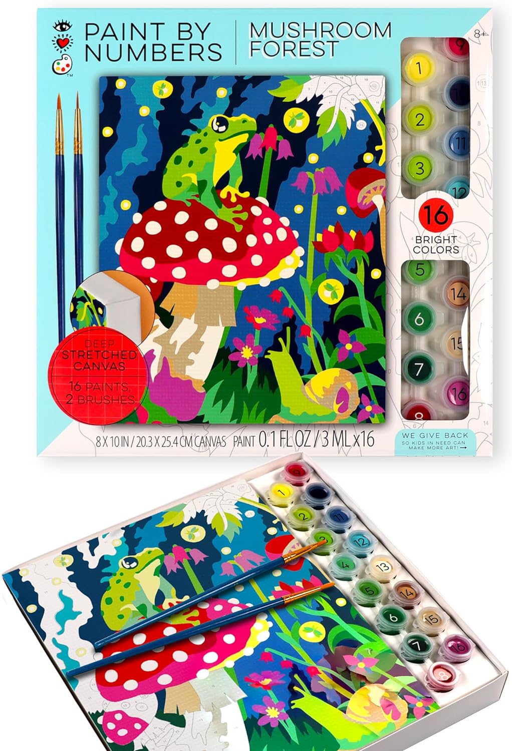 Paint Number Mushroom