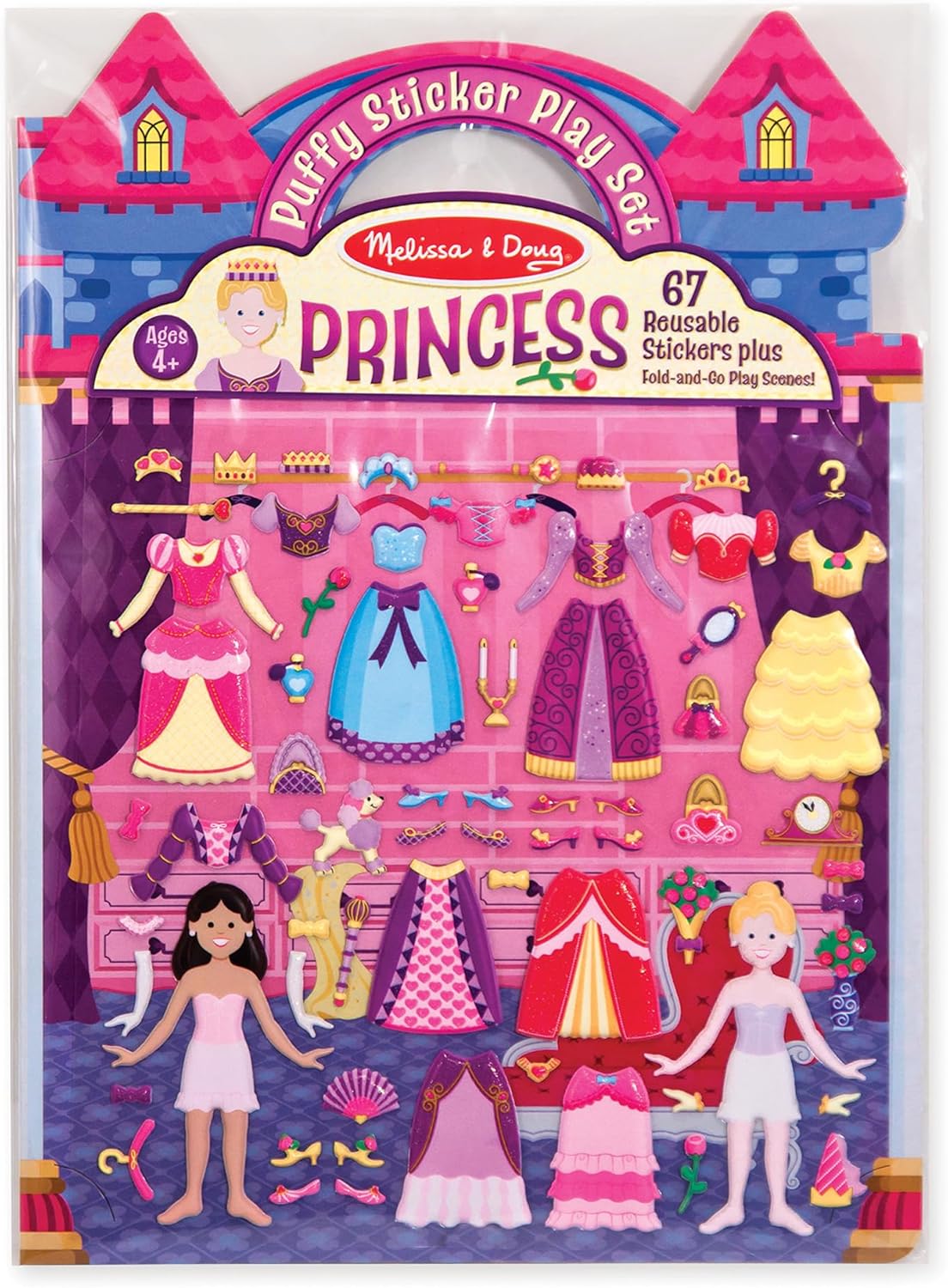 Puffy Sticker Pad Princes