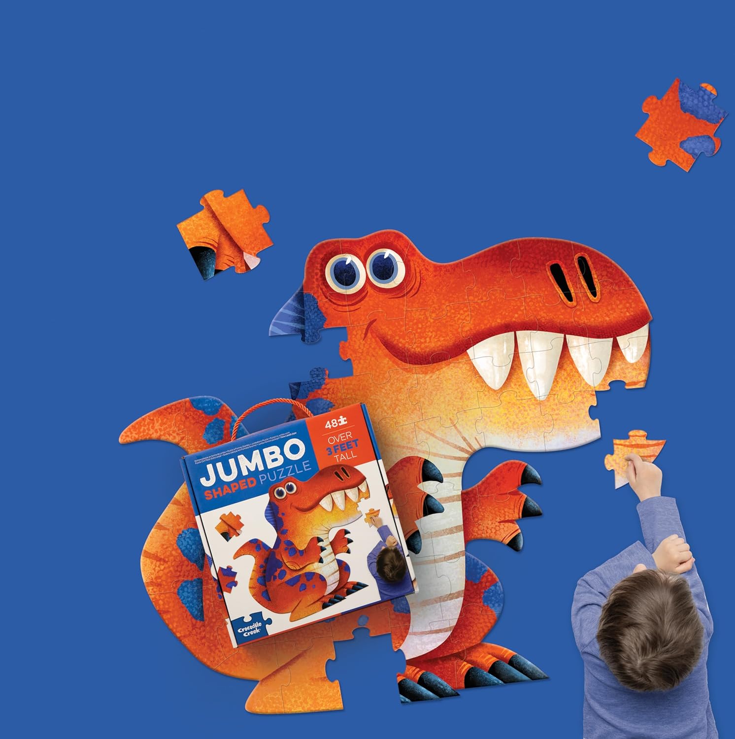 Jumbo Dino Puzzle 48pc