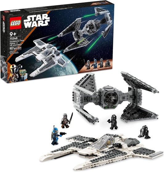 Star Wars Mandalorian Fang Fighter vs. TIE-1