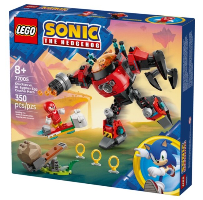 LEGOR Knuckles vs. Dr. Eggman Egg Crusher Mech-1