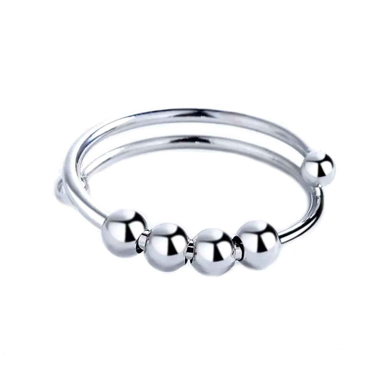 Fidget Ring Silver-1