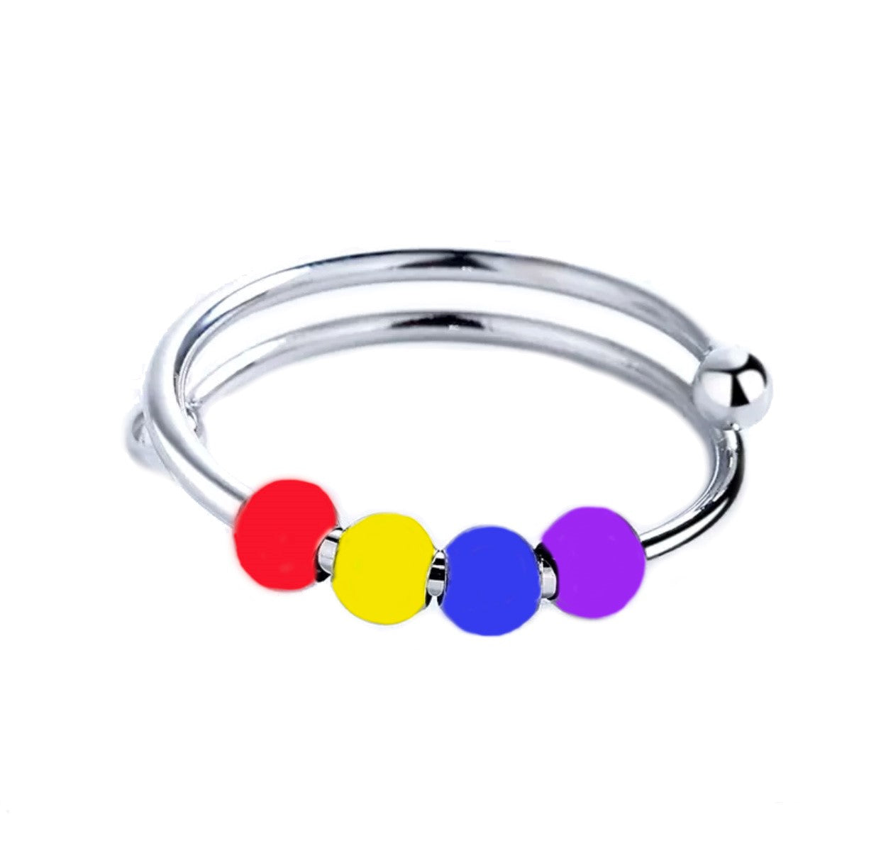 Fidget Ring Rainbow-1