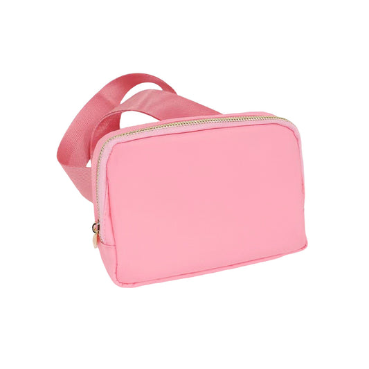 Pink Varsity Waist Pack