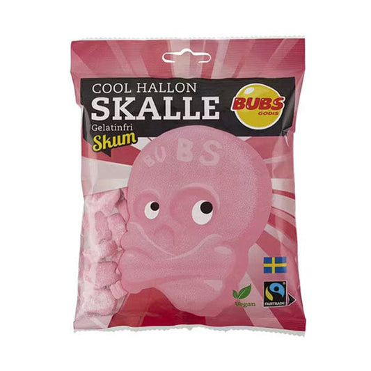 Bubs Cool Raspberry Foam Skulls