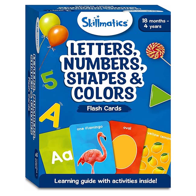 Skillmatics Letters Numbers Shapes Colors Flash Cards