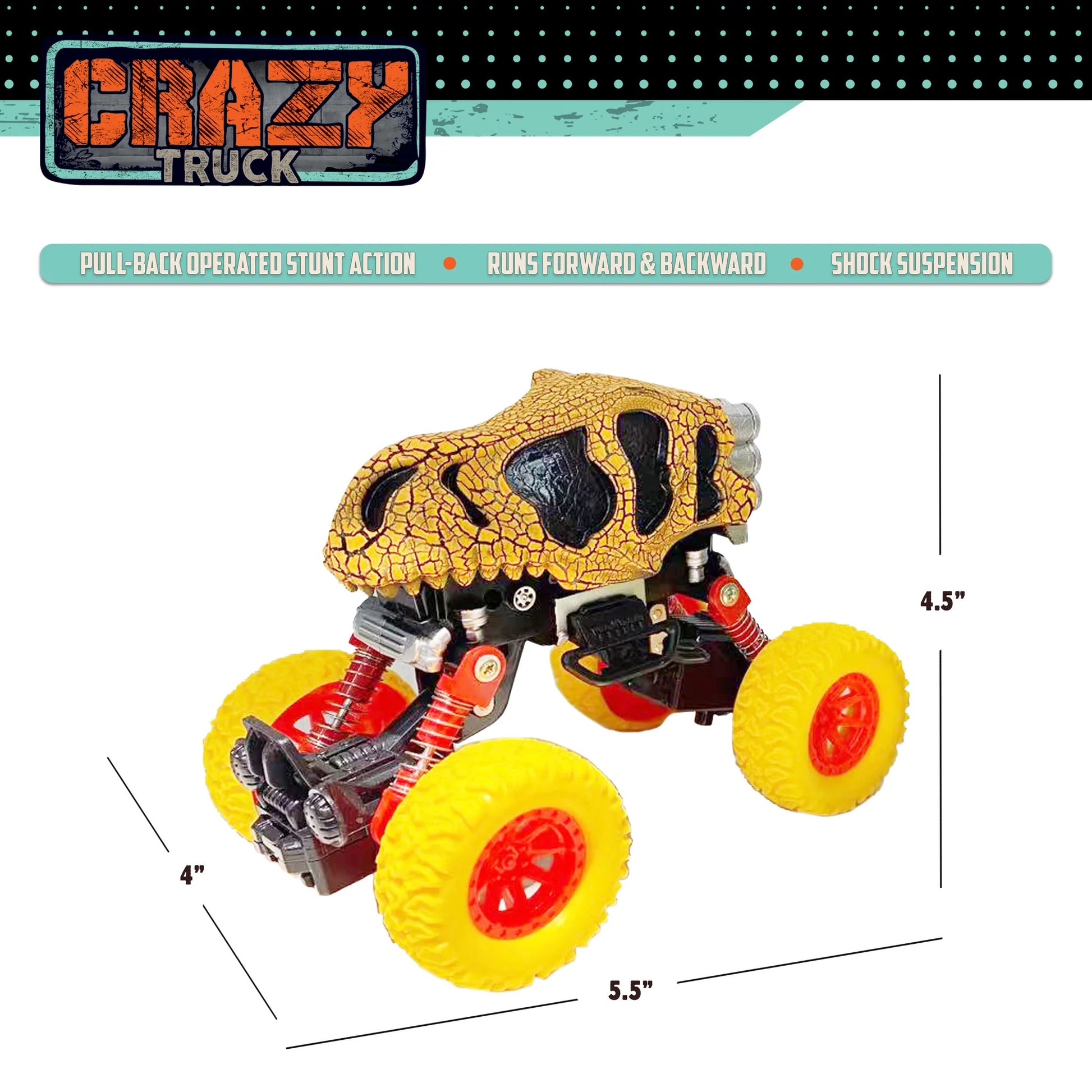 Crazy Truck Dinosaur