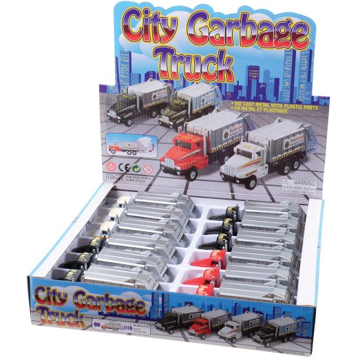 City Garbage Truck Metal