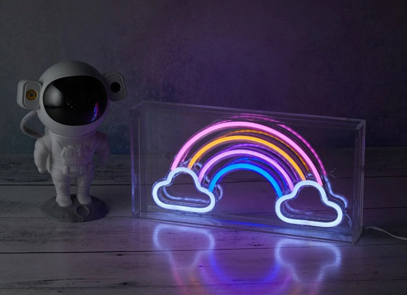 Neon Art Wall Rainbow