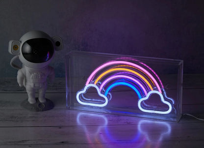 Neon Art Wall Rainbow