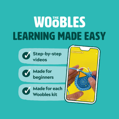 Bjorn the Narwhal Woobles Crochet Kit