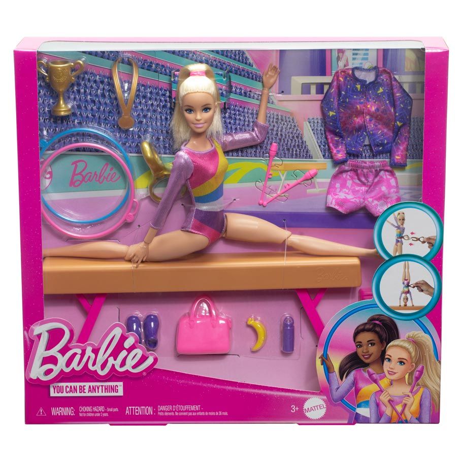 Barbie Gymnastics Plyst