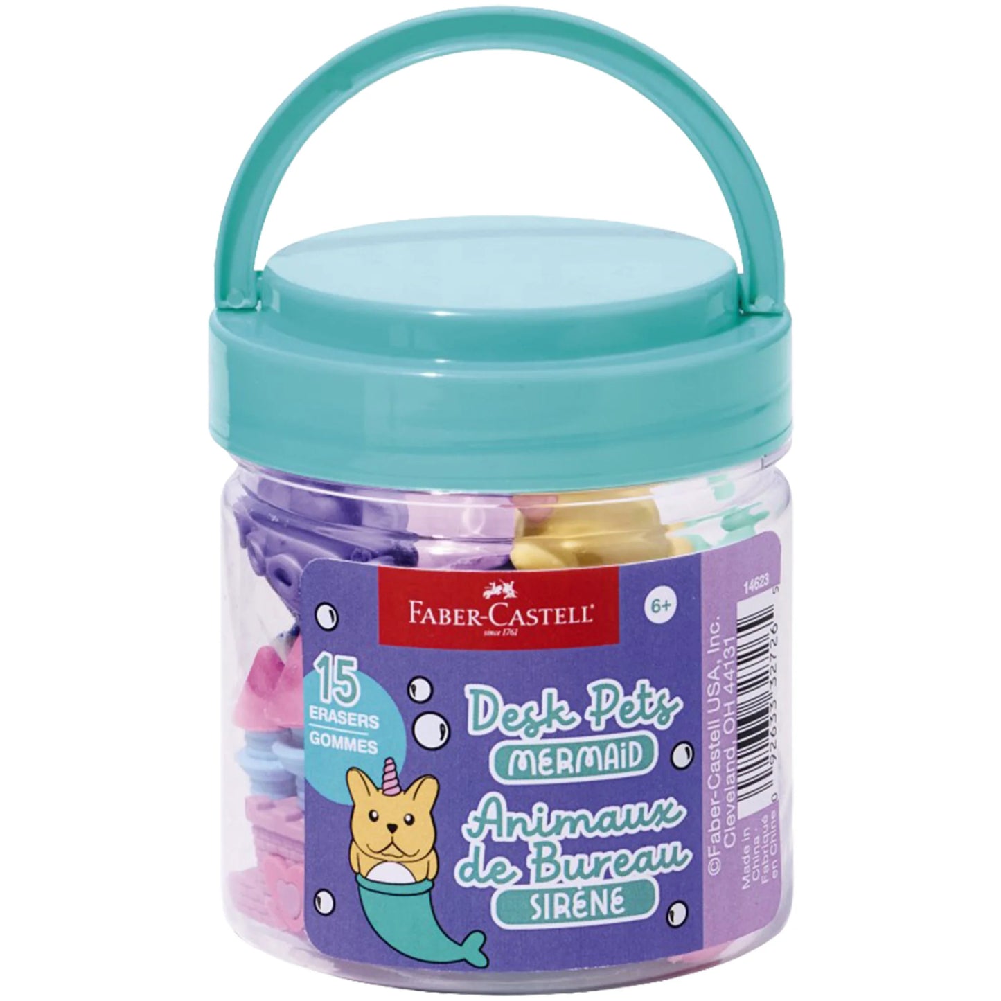 Desk Pets Mermaid Erasers