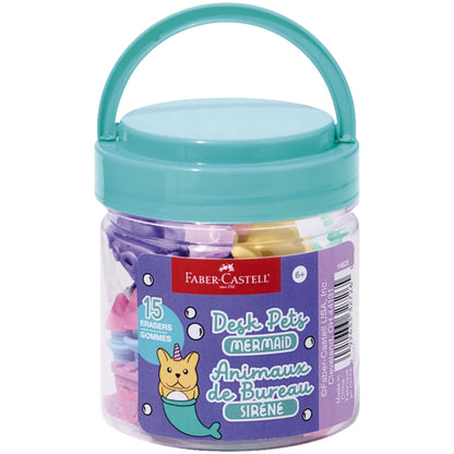 Desk Pets Mermaid Erasers