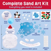 Sand Art Snowman