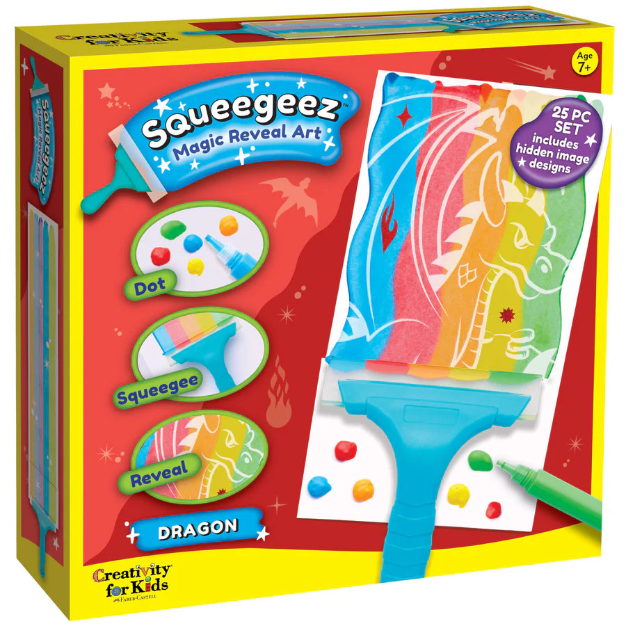 Squeegeez Magic Reveal Art Dragon